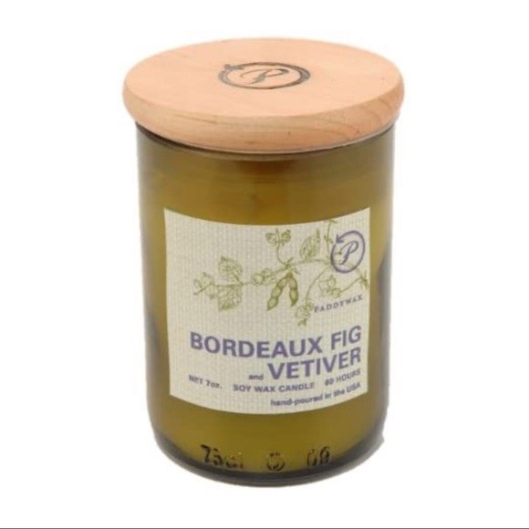 Anthropologie Other - Paddywax Eco Collection Scented Soy Wax Jar Candle, 8 Oz, Bordeaux Fig & Vetiver